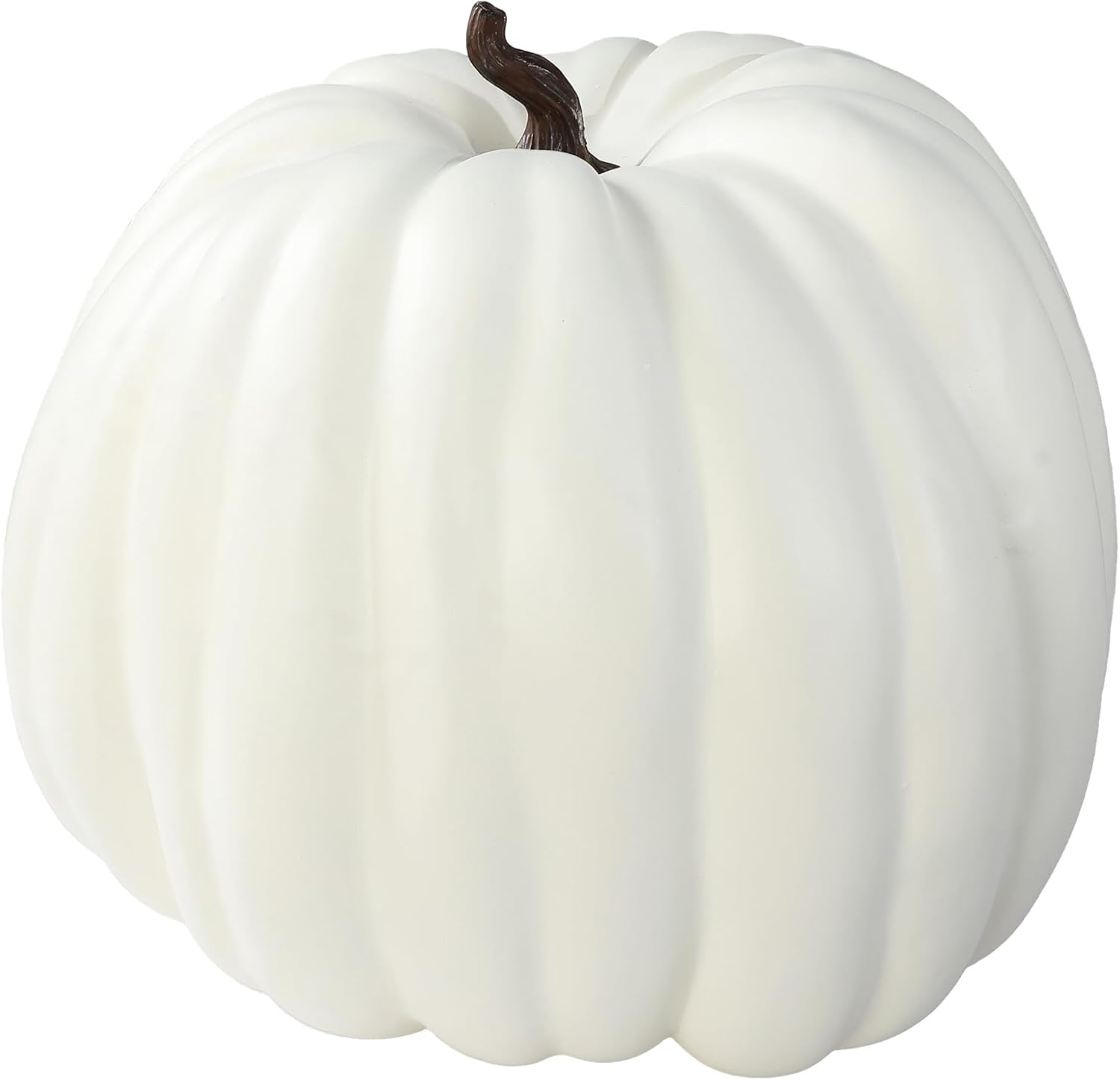 Lcuasc Large White Artificial Foam Pumpkin 22 inch outdoor
